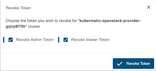 Revoke the token